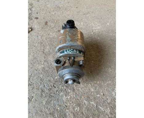 A Lucas KNR1 racing magnetostamped KNR1 42123L 3-54 and 6625, condition and completeness unknown, close inspection advised. L