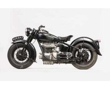 Formerly the property of Robbie Coltrane 1950 Sunbeam 489cc S7 DeluxeRegistration no. HUK 642Frame no. S7 40323Engine no. S8 