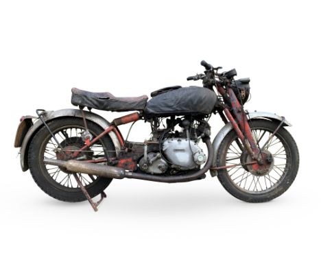 Property of a deceased's estate 1950 Vincent 499cc Comet ProjectRegistration no. LKH 646 (see text)Frame no. RC/1/6430 Rear f