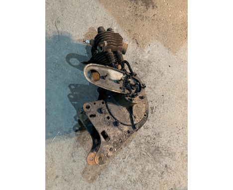 A believed Vintage era Royal Enfield sidevalve enginenumbered C14011, condition and completeness unknown, close inspection ad