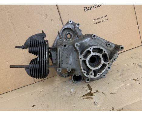 1950 Vincent Comet engine casesnumbered F5AB/2A/5619 and crankcase mating numbers 61R/61R; with an incorrect cylinder head. C