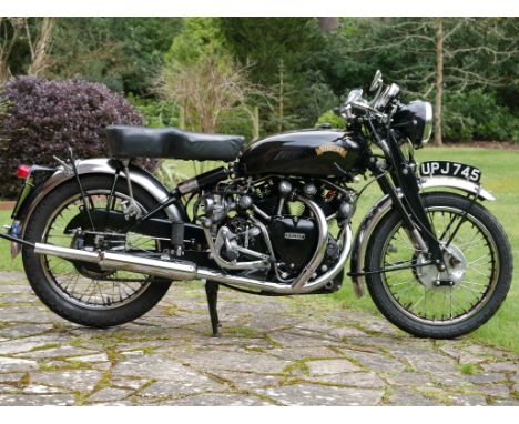 1954 Vincent 998cc Series-C Black ShadowRegistration no. UPJ 745Frame no. RC12034/B Rear frame no. RC12034/BEngine no. F10/AB