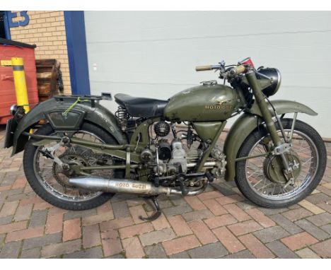 1955 Moto Guzzi 250cc AironeRegistration no. 473 XVNFrame no. MCD68Engine no. MCD91First introduced in 1939, the 250cc Airone