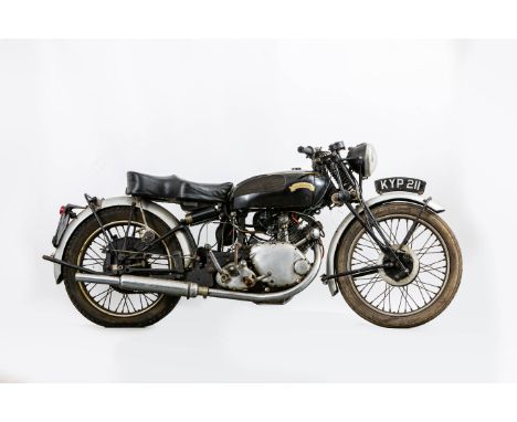 1950 Vincent-HRD 499cc Series-B Meteor Registration no. KYP 211 (see text)Frame no. R/1/4930 Rear frame no. R/1/4930Engine no