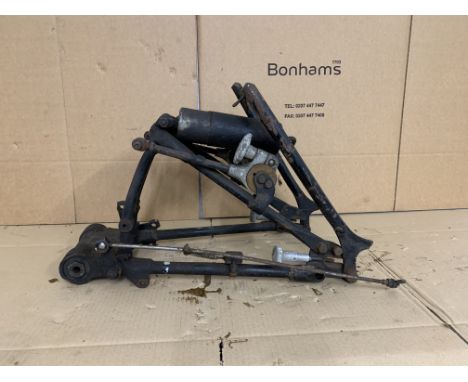 A Vincent Rear Frame Memberrestamped and both stampings indistinct. Accordingly, the item is offered strictly as viewed and p