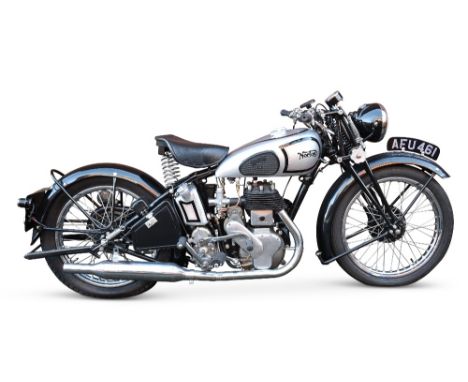 Property of a deceased's estate 1938 Norton 490cc Model 16HRegistration no. AFU 461Frame no. 91466Engine no. 87109Having hith