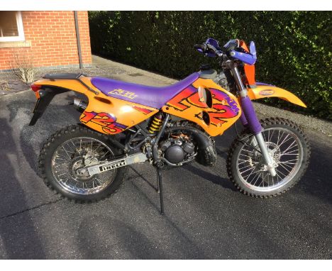 1997 KTM 125cc LC2 EnduroRegistration no. P704 GVVFrame no. VBKEUA208TM104616Engine no. 3BN001147An engineering concern that 