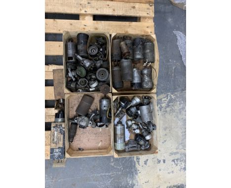 A quantity of dynamosincluding Miller and Lucas types, together with various distributors and associated parts, condition, su