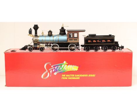 Bachmann: A boxed Bachmann, Spectrum, 4-4-0 Centennial Locomotive and Tender, 1:20.3 Scale, No. 81395, Baltimore &amp; Lehigh