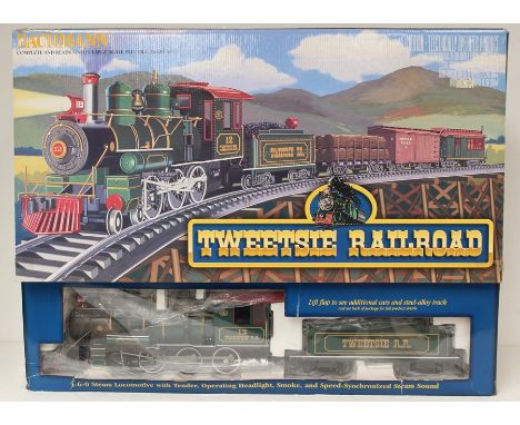 Bachmann: A boxed Bachmann, 'Tweetsie Railroad', No. 90033, Large Scale Electric Locomotive Set, 4-6-0 Steam Locomotive with 