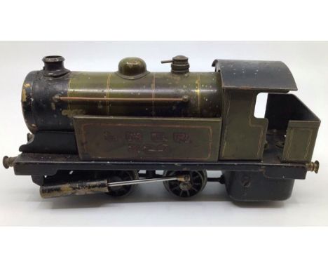 Bowman: A Bowman live steam O Gauge locomotive, Tank Engine 0-4-0 L.N.E.R. 300, circa 1930, used condition but appears comple