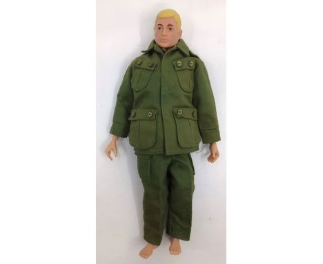 Action Man: An Action Man marked GI Joe, Hasbro 1964, Canada, in good condition, painted head, together with a selection of a