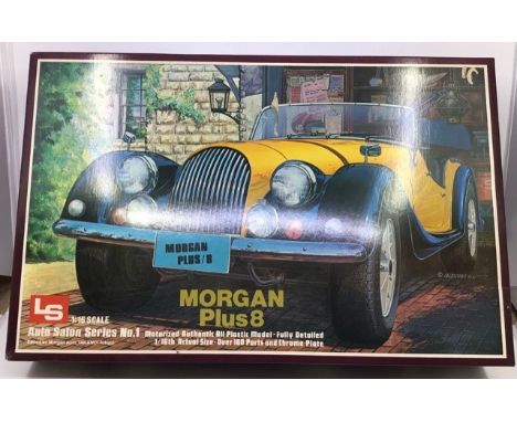 Morgan: A boxed Morgan Plus 8 model kit, Made by LS of Japan; unused in original box with instructions; excellent condition, 