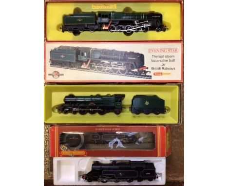 Hornby: A collection of assorted OO gauge, Hornby boxed locomotives, to include: R062 BR Class 4P Tank Engine; R861 BR Evenin