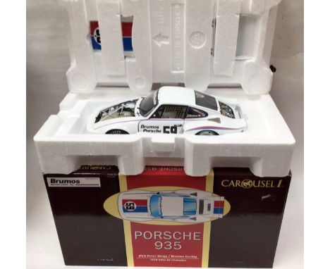 Brumos: A boxed Brumos Porsche 935, #59 Peter Gregg/Brumos Racing, 1979 IMSA GT Championship, 1:18 Scale, Limited to 6000 Pie