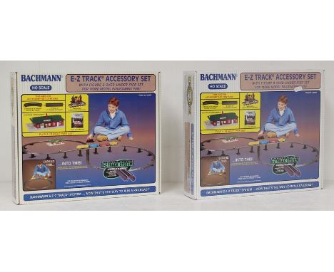 Bachmann: A boxed Bachmann, E-Z Track Accessory Set, No. 44493, HO Gauge, sealed; together with another example, opened but c