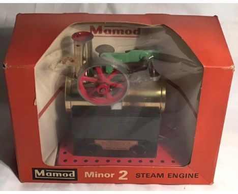 Mamod: A boxed Mamod Minor 2 Steam Engine, used but good condition in original box.&nbsp;