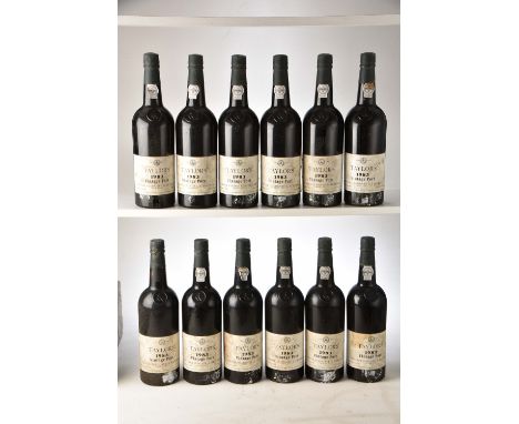 Taylors Vintage Port 1983 12 bottles 