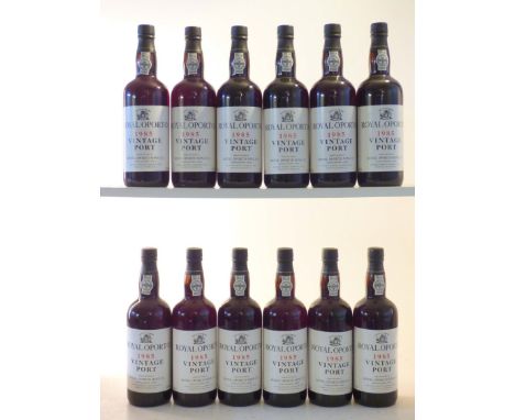 Royal Oporto 1985 Vintage Port 12 bts OWC From the off-site cellar of a long term collector in Yorkshire. Bought from various
