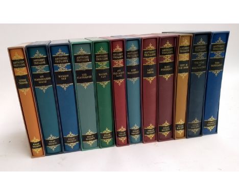 A lot of 12 Folio Society editions of Anthony Trollope, to include 'The Claverings', 'Rachel Ray', 'Lady Anna' etc, each in s