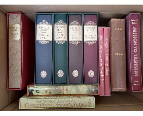 A quantity of Folio Society hardback editions, to include 'Alice's Adventures in Wonderland' and 'Through the Looking Glass',