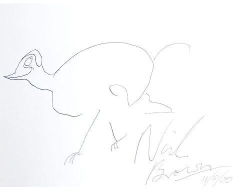 Nick Brown - Black biro, 18.5cm x 24cm. Framed and glazed.

Nick Brown is a Labour Party politician and has been MP for Newca