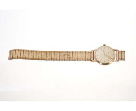 Late 1950s gentlemen's Rolex Tudor gold cased wristwatch with Tudor 1260 calibre manual fifteen jewel movement, the circular 