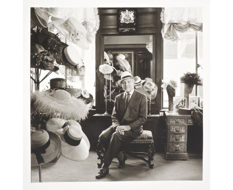 *Lucinda Douglas-Menzies (b. 1956), signed limited edition black and white bromide fibre based print - Sir Freddie Fox, Bond 