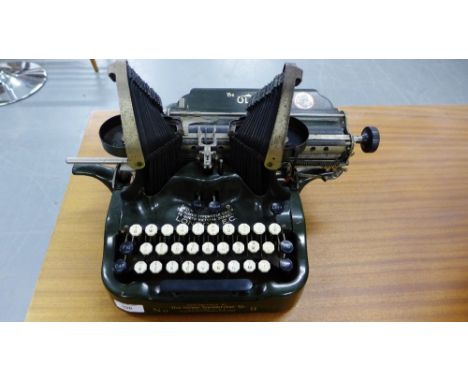A No.9 vintage typewriter by the Oliver Typewriter Company 