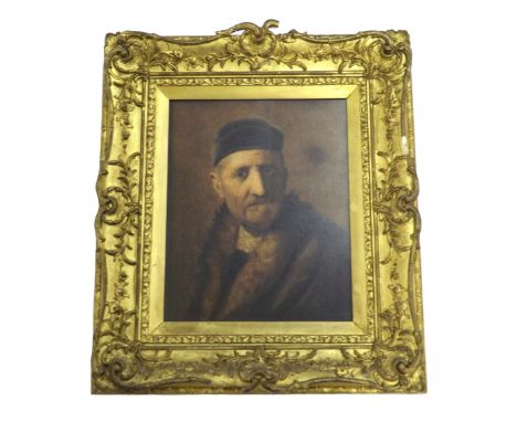 English School (19th century) - Portrait of a gentleman, possibly a Rabbi or Jewish merchant, watercolour, 17" x 14" **Contai