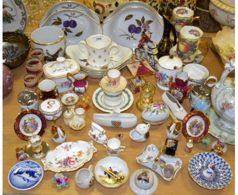 Decorative Ceramics - a Royal Crown Derby Derby Posies trinket dish; Royal Crown Derby The Royal Golden Wedding Anniversary m