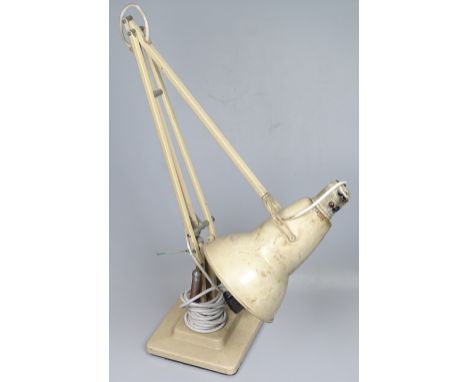 A Vintage cream angle-poise desk lamp