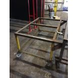 Mobile steel frame trolley