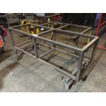 Mobile steel frame trolley