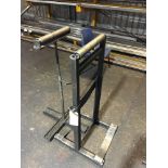 Pair of standalone infeed/outfeed roller supports