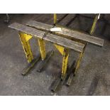 (2) Steel trestles