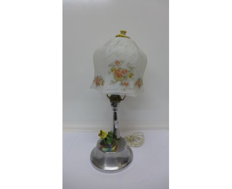An Art Deco table lamp