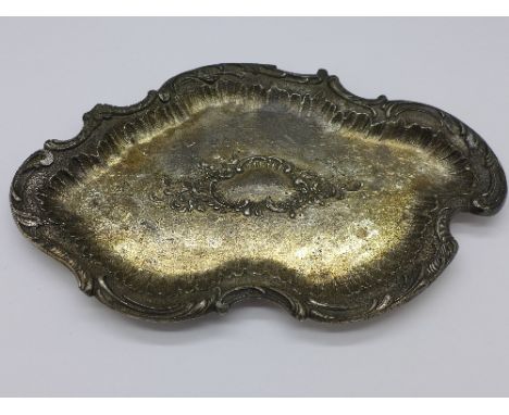 A WMF silver plated Art Nouveau pin dish