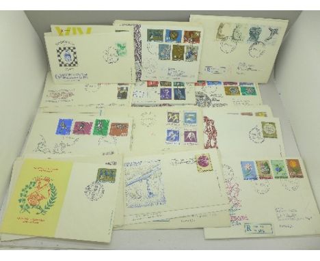 A collection of 120 Yugoslavian stamp first day covers