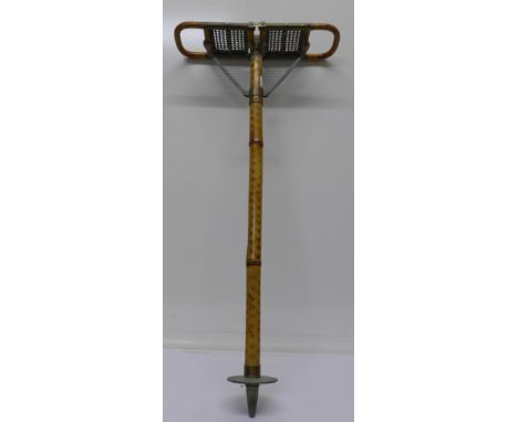 A bamboo shooting stick