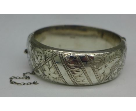 A silver bangle, Birmingham 1962