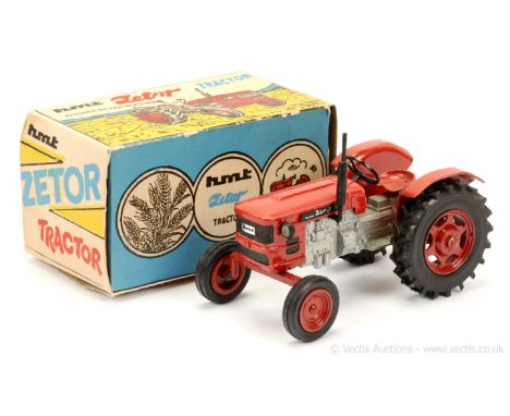 Maxwell (India) 570 HMT Zetor Tractor larger scale - finished in red, silver, black including chimney stack - Excellent in a 