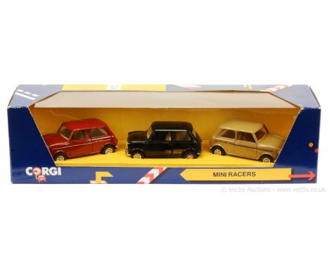 Corgi C18/1 Gift Set "Mini Racers" - to include 3 x 1/36th scale (1) The Chelsea - dark red; (2) "Park Lane" - black and (3) 