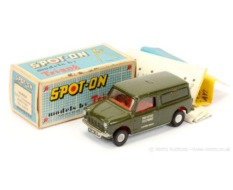 Triang Spot-On 210/2 Mini "Post Office Telephones" Service Van - "Service Manager" - green, red interior with black steering 
