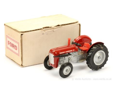 Milton (India) Massey Ferguson 35 Tractor - this larger scale is finished in silver, red including plastic seat and vent, bla