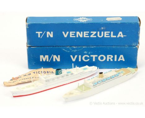 Mercury (Italy) 454 T/N Venezuela Liner - finished in white, red, blue and 456 M/N Victoria - white, blue, pale green, black 