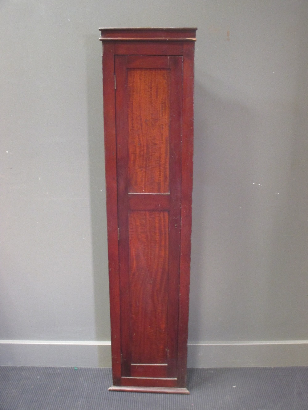 A Late Victorian mahogany corner Billiard cue the filled