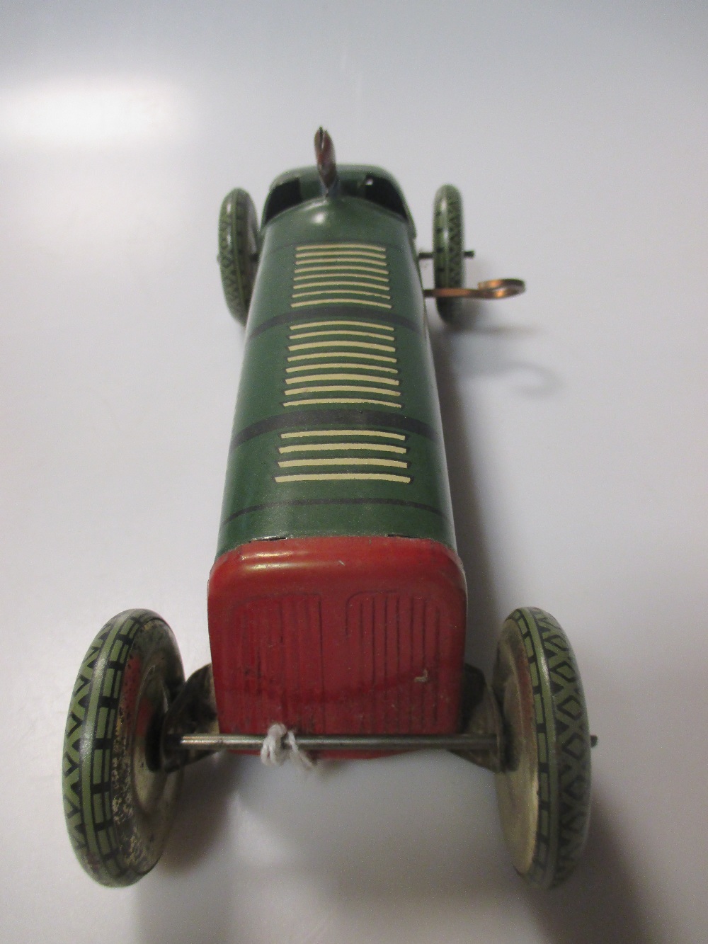 Tinplate clockwork Wells of London E.R.A. racer single seater racing ...