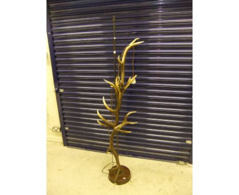 A Deer antler standard lamp