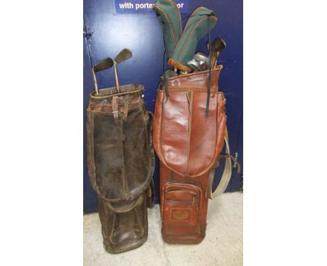 A collection of golf clubs to include an F Robson Special 3-iron, a Zenith Spade Mashie, a Ben Sayers club, a Forgan St Andre
